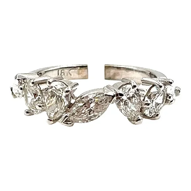 1.78 Ct Mixed Shape Diamond Band Size 6