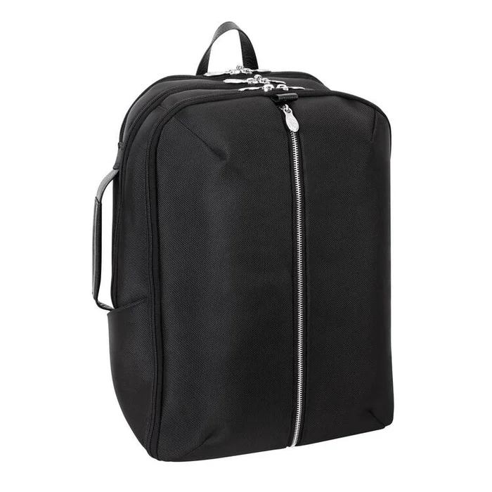 17 Nylon Triple Compartment Laptop Tablet Weekend Backpack
