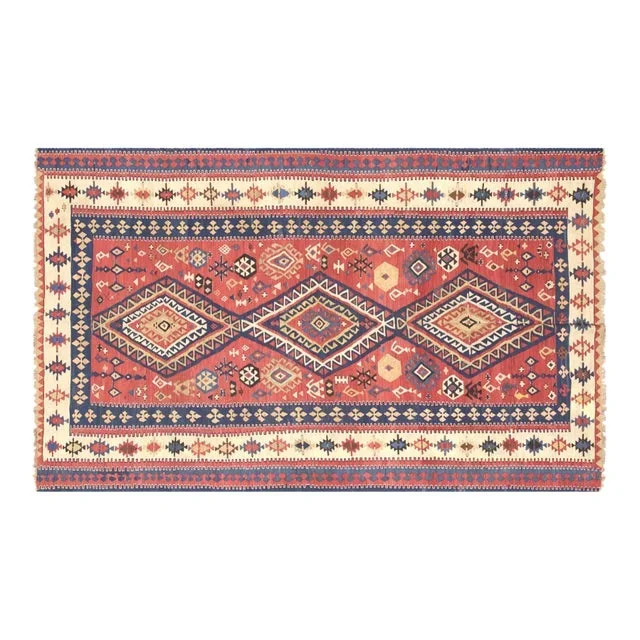 1920s Caucasian Kilim