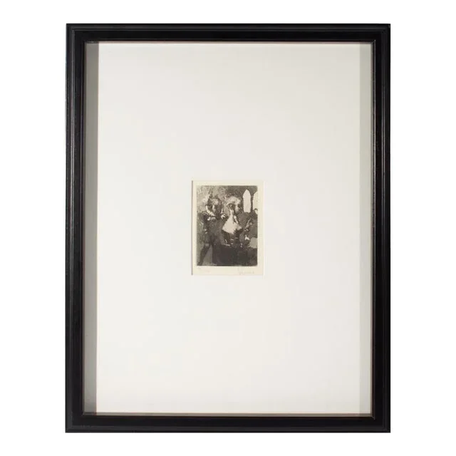 1965 “La Toilette (Or Volpone Iv)” Etching by Jack Levine