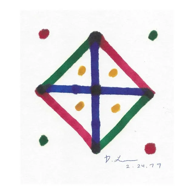 1979 Dimitri Grachis Minimalist Drawing