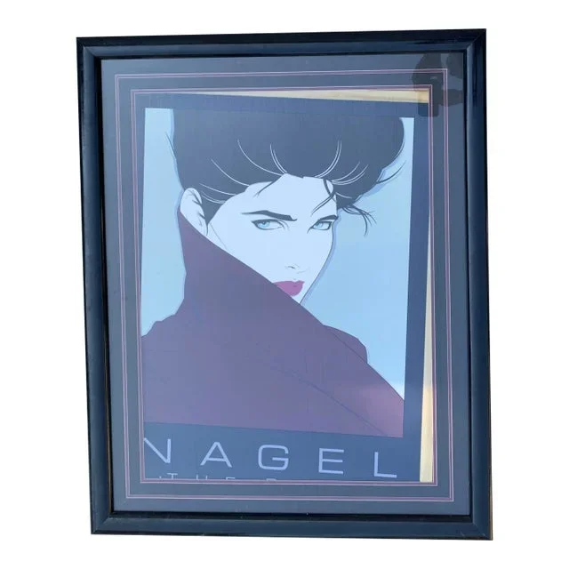 1980s Patrick Nagel Serigraph Limited Edition “The Book”