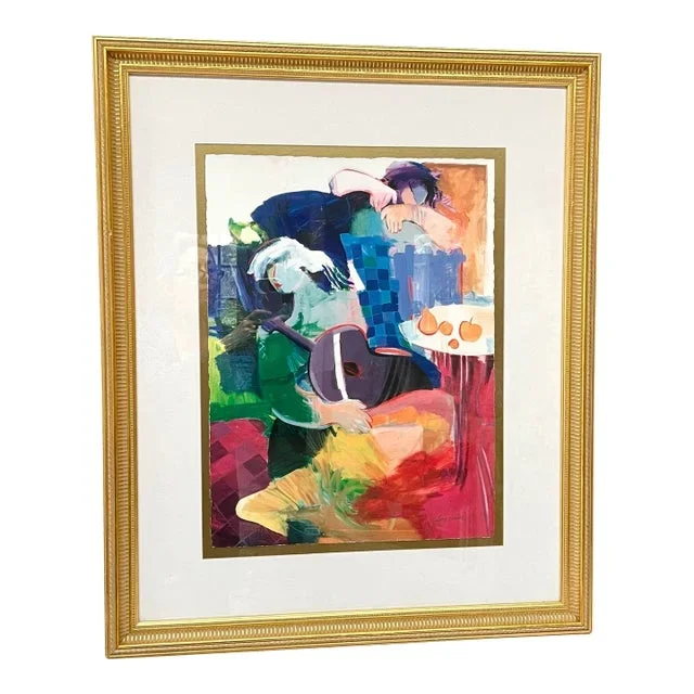 1990s Hassam Abrishami “Sweet Stranger” Limited Edition Serigraph, Framed