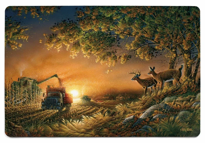 2′ x 3′ Sunset Harvest Floor Mat by Terry Redlin