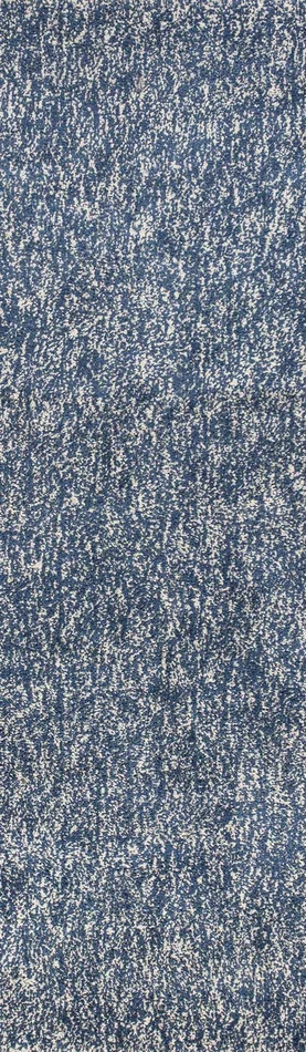 2′ x 8′ Indigo or Ivory Heather Plain Runner Rug