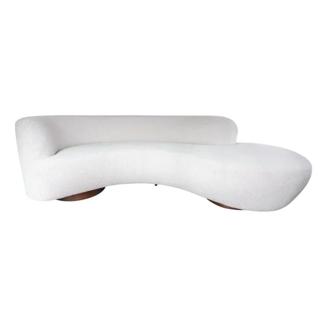 20th Century Newly Upholstered Vladmir Kagan Left Arm Sofa for Directional