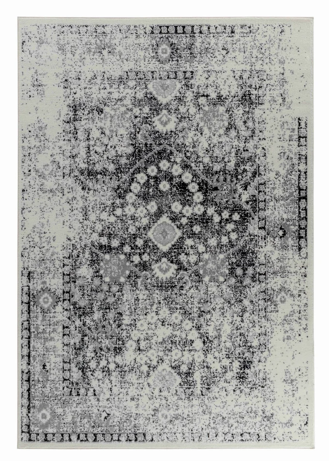 4′ x 6′ Black Oriental Area Rug