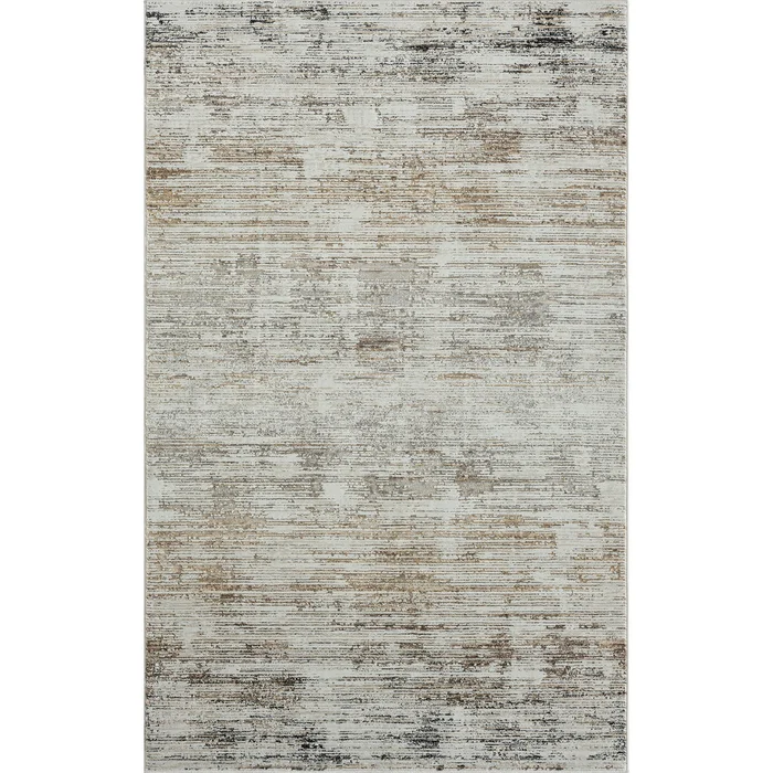 4′ x 6′ Gray Abstract Distressed Rectangle Area Rug