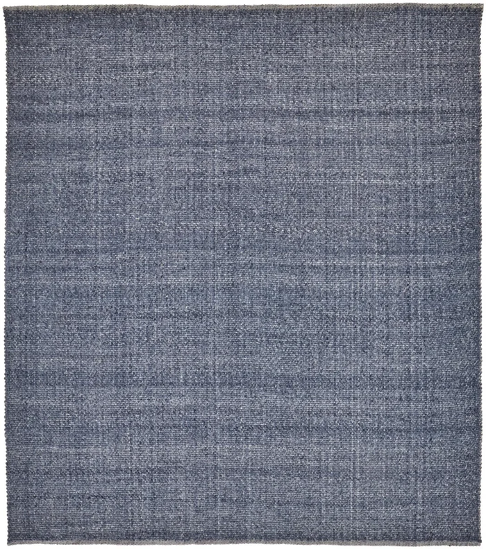 5′ x 8′ Blue Hand Woven Area Rug