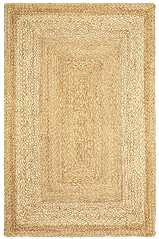 5′ x 8′ Classic Tan Bordered Area Rug