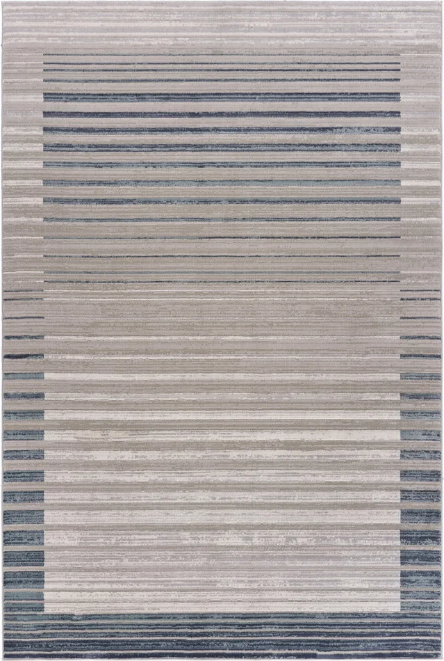 5′ x 8′ Cream Abstract Area Rug