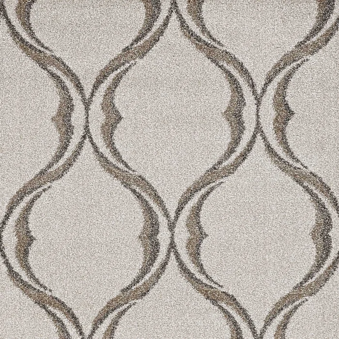 5′ x 8′ Sand Wavy Lines Area Rug