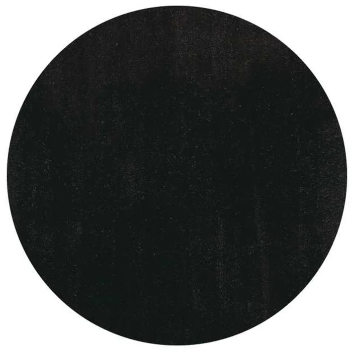 6′ Round Polyester Espresso Area Rug
