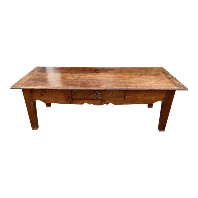 60” French Rustic Farmhouse Coffee Table