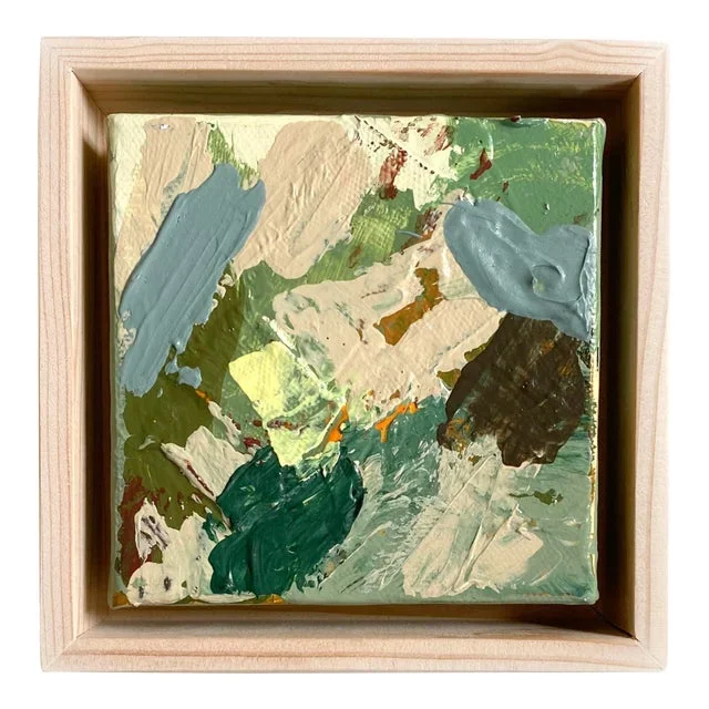 “Late Summer Wind” 2024 Framed Mini Painting by Jessalin Beutler