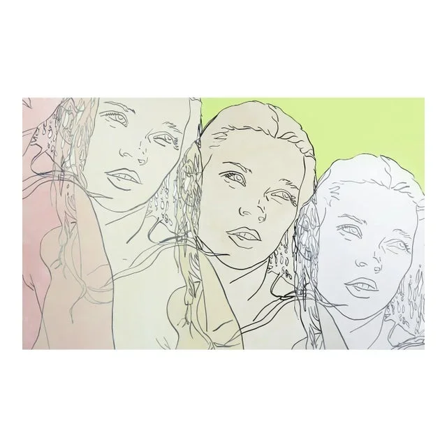 “Untitled (Green, Pink, Ivory, Pearl Kate)” Original Artwork by Hilary Bond