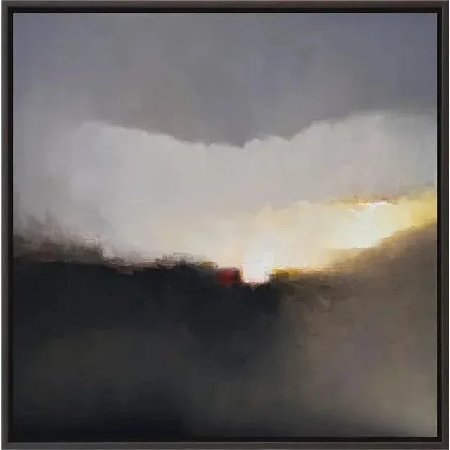 Abstract Oil Painting,”Sunrise”