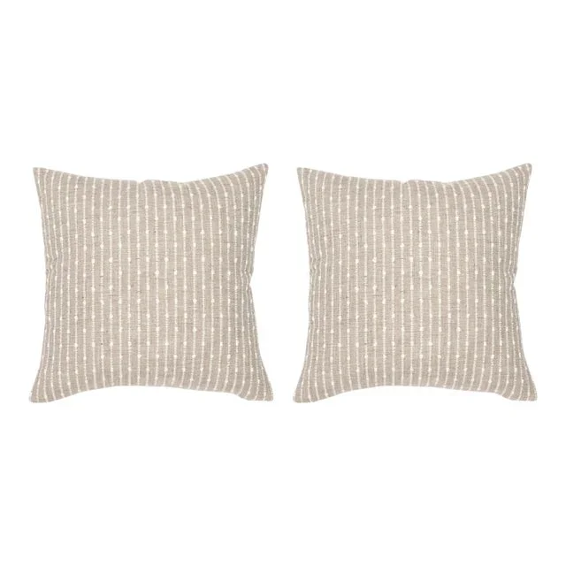 Alexander Grey 20×20 Pillow, A Pair