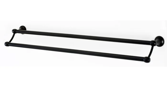 Alno Royale 30″ Wide Traditional Solid Brass Double Two Tier Towel Bar