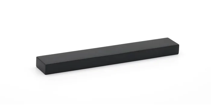 Alno Tempo 8″ Center to Center Modern Linear Solid Brass Block Flush Mount Cabinet Handle with Recessed Lip Grip