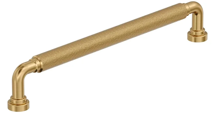 Amerock Collet 7-9/16 Inch Center to Center Knurled Handle Cabinet Pull