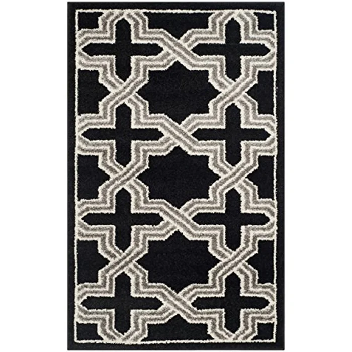 Amherst Anthracite/Grey Large Rectangle Rug