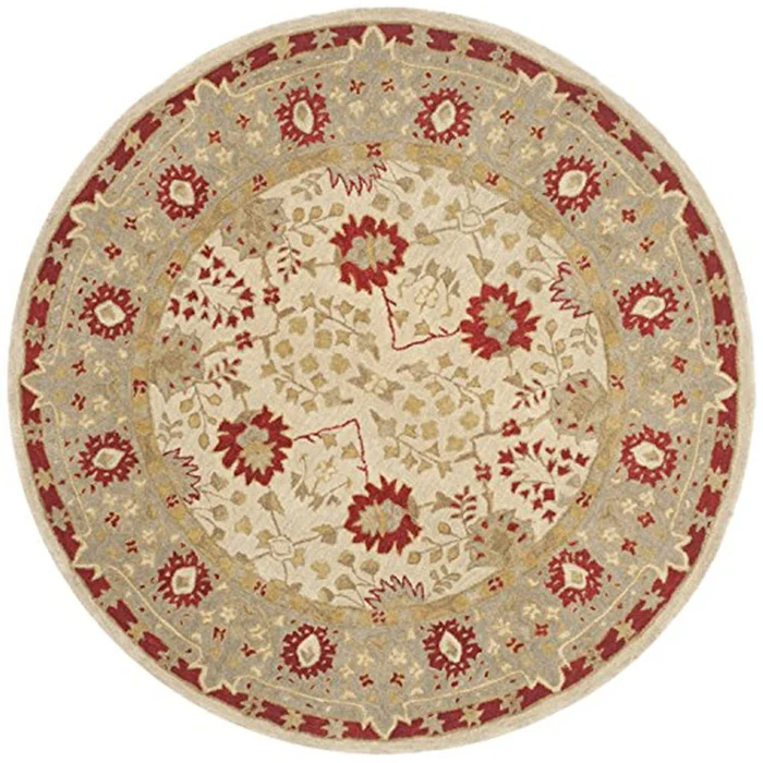 Anatolia Ivory/Light Green Large Rectangle Rug