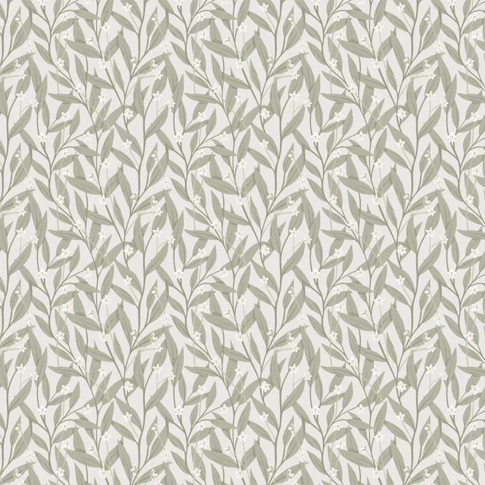 Anemone Wallpaper – Light Green