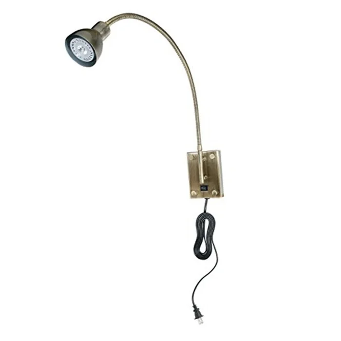 Antique Brass Metal LED Task Light Fixture 6W