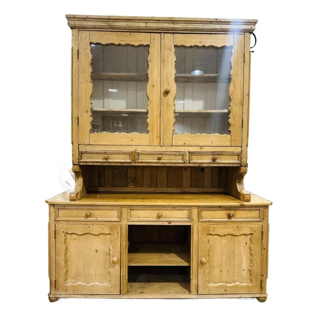 Antique Pine Hutch