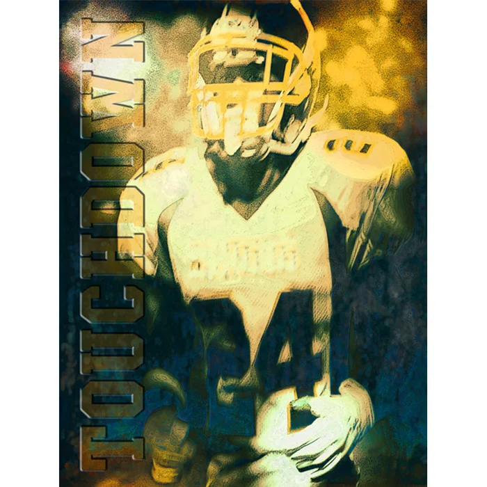 Art 4 Kids Touchdown Wall Art