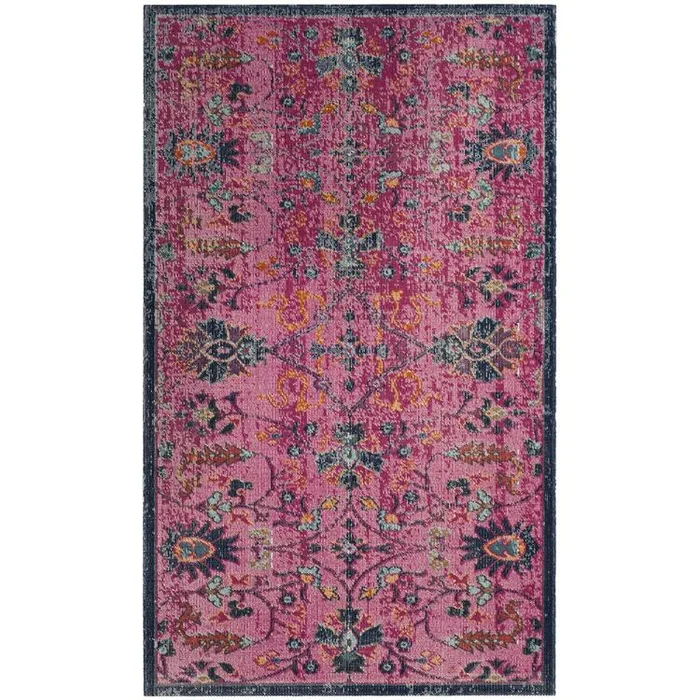 Artisan Fuchsia/Multi Large Rectangle Rug
