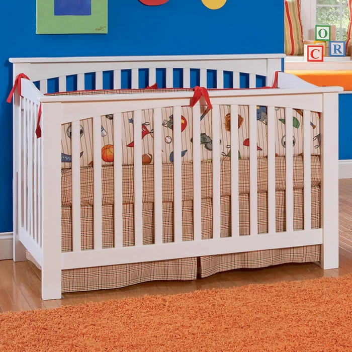 Atlantic Furniture Columbia Convertible Crib in White