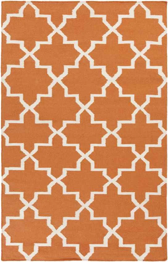 Aventura Modern Orange Area Rug