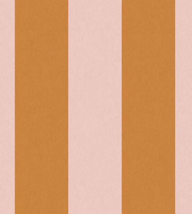 Awning Stripe Wallpaper – Pink Cloud Gorse