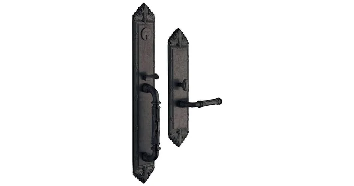 Baldwin Edinburgh Right Hand Dummy Handleset Trim Set