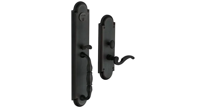 Baldwin Hamilton Left Hand Single Cylinder Mortise Handleset Trim Set