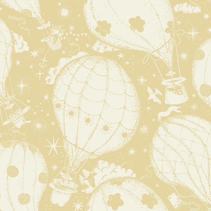 Ballongerna Wallpaper – Yellow