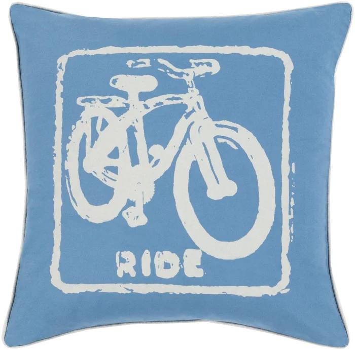 Beersel Denim Pillow Cover