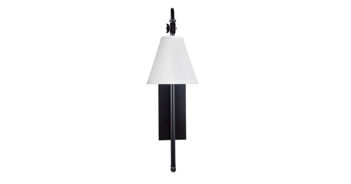 Bellevue Eva 25″ Tall Wall Sconce with Linen Shade