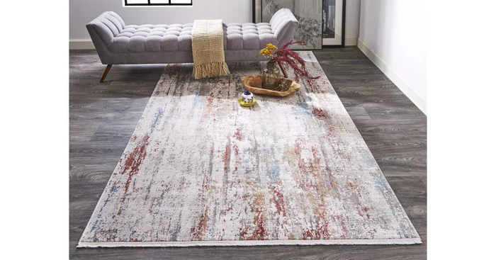 Bellevue Hadley 11-1/2′ x 14-1/2′ Acrylic, Cotton and Viscose Abstract Rectangle Area Rug From the Logan Collection
