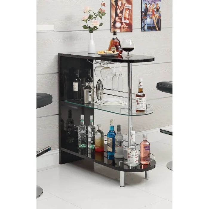 Benjara Beautiful Contemporary Bar Table, White