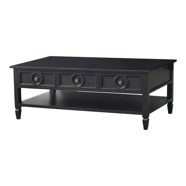 Black Rectangular Coffee Table