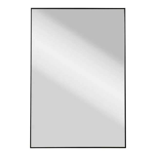 Black Thin Framed Vanity Mirror