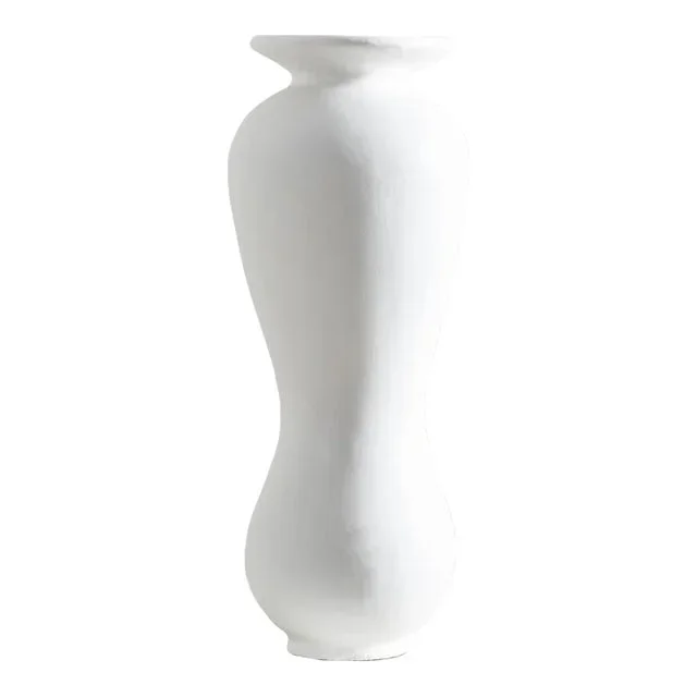 Bliss Vase, Antique White Handmade