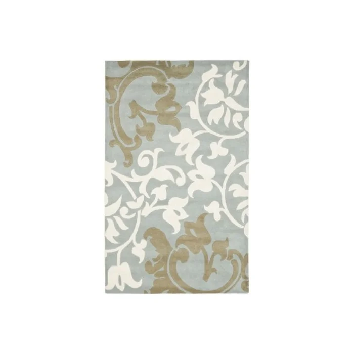 Blue Wool/Viscose Area Rug 9’6×7’6 Modern Large Rectangle – Safavieh