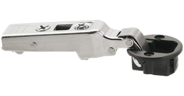 Blum CLIP Top Full Overlay Screw-On Glass Cabinet Door Hinge with 94-Degree Opening Angle and Self Close Function