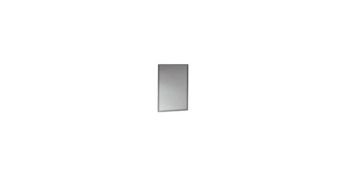 Bobrick B-165 24″ W x 36″ H Modern Rectangular Framed Bathroom Wall Mirror