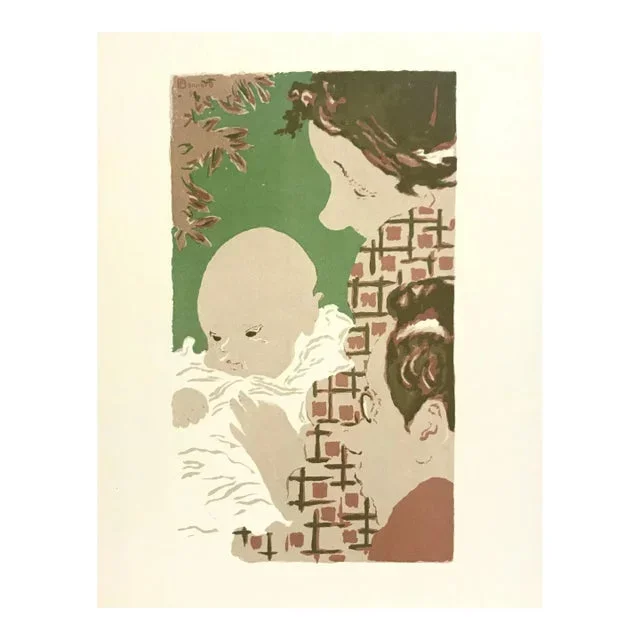 Bonnard Lithograph 23 Scene De Famille 1952