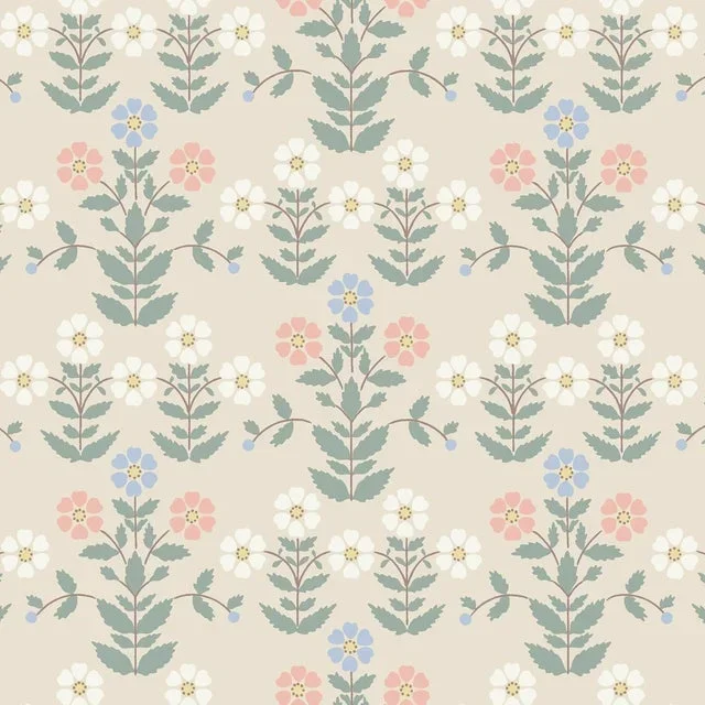 Boråstapeter Sippor Wallpaper In Multi